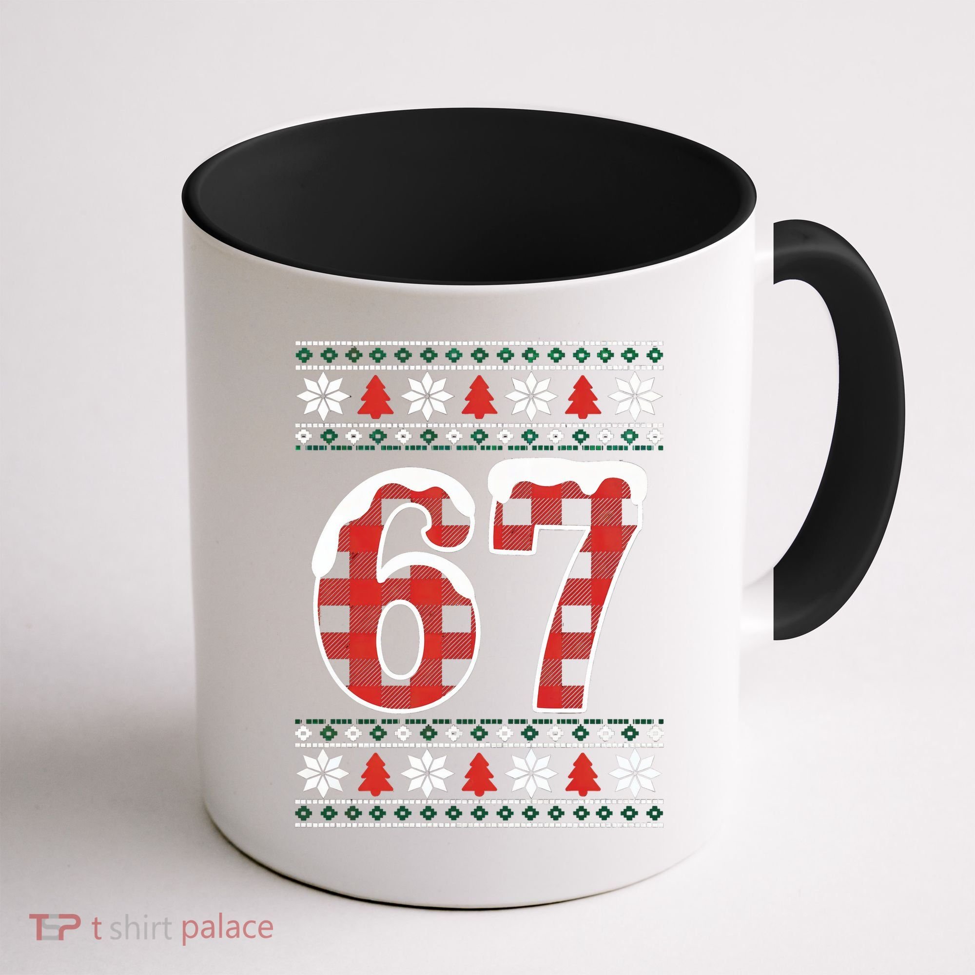 67 Ugly Sweater Christmas Six Seven Meme Coffee Mug