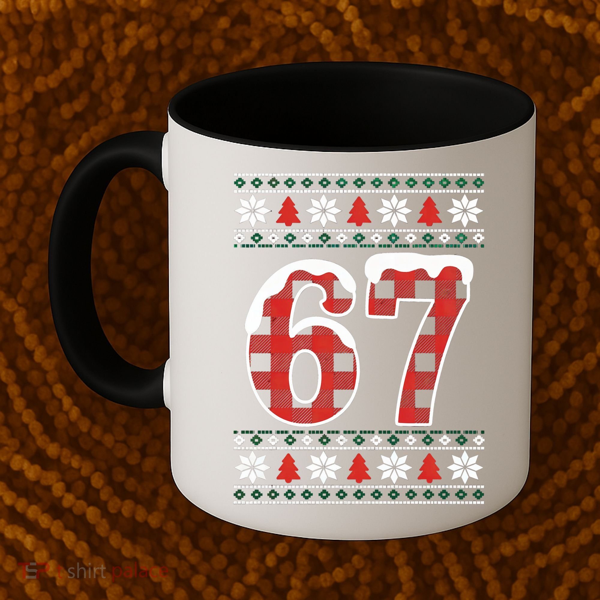 67 Ugly Sweater Christmas Six Seven Meme Coffee Mug