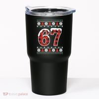 67 Ugly Sweater Christmas Six Seven Meme Tumbler thumb 0