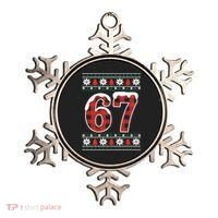 67 Ugly Sweater Christmas Six Seven Meme Ornament thumb 0