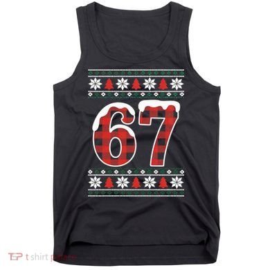 67 Ugly Sweater Christmas Six Seven Meme Tank Top