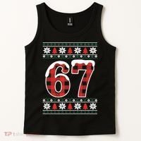 67 Ugly Sweater Christmas Six Seven Meme Tank Top thumb 2