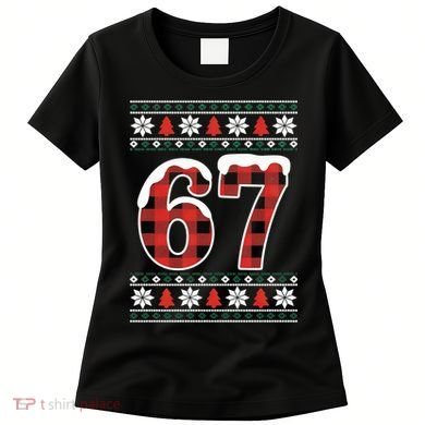 67 Ugly Sweater Christmas Six Seven Meme Women's T-Shirt