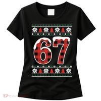 67 Ugly Sweater Christmas Six Seven Meme Women's T-Shirt thumb 0