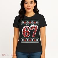 67 Ugly Sweater Christmas Six Seven Meme Women's T-Shirt thumb 4