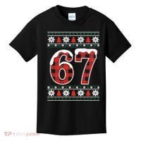 67 Ugly Sweater Christmas Six Seven Meme Kids T-Shirt thumb 0