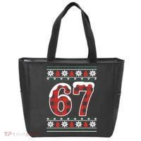67 Ugly Sweater Christmas Six Seven Meme Tote Bag thumb 0