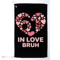 6-7 Valentines Day In Love Bruh 67 Meme Golf Towel thumb 0