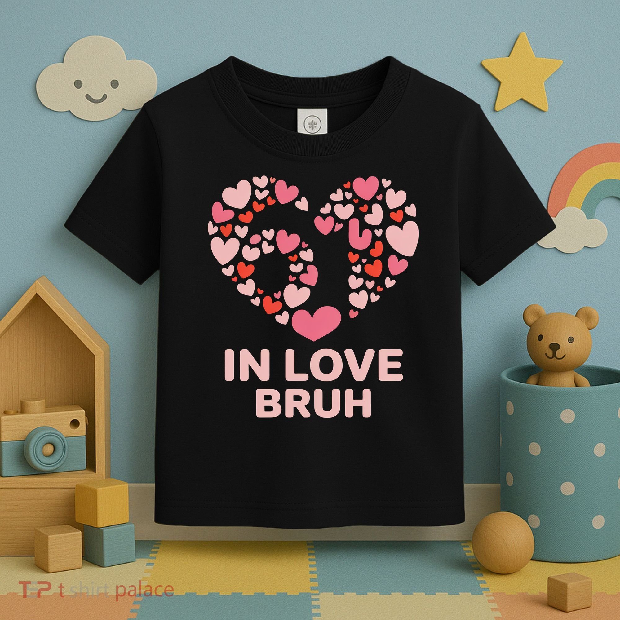6-7 Valentines Day In Love Bruh 67 Meme Toddler T-Shirt