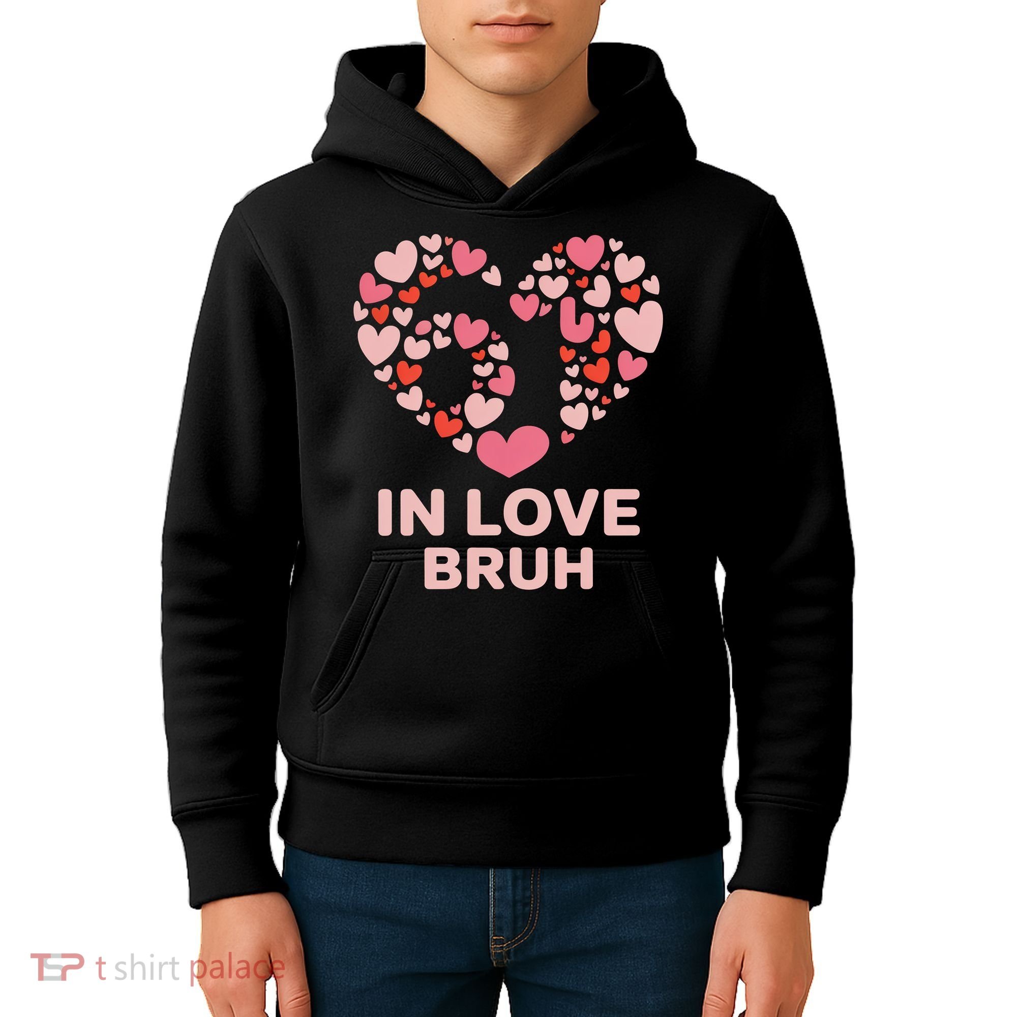 6-7 Valentines Day In Love Bruh 67 Meme Kids Hoodie