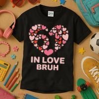 6-7 Valentines Day In Love Bruh 67 Meme Kids T-Shirt thumb 3