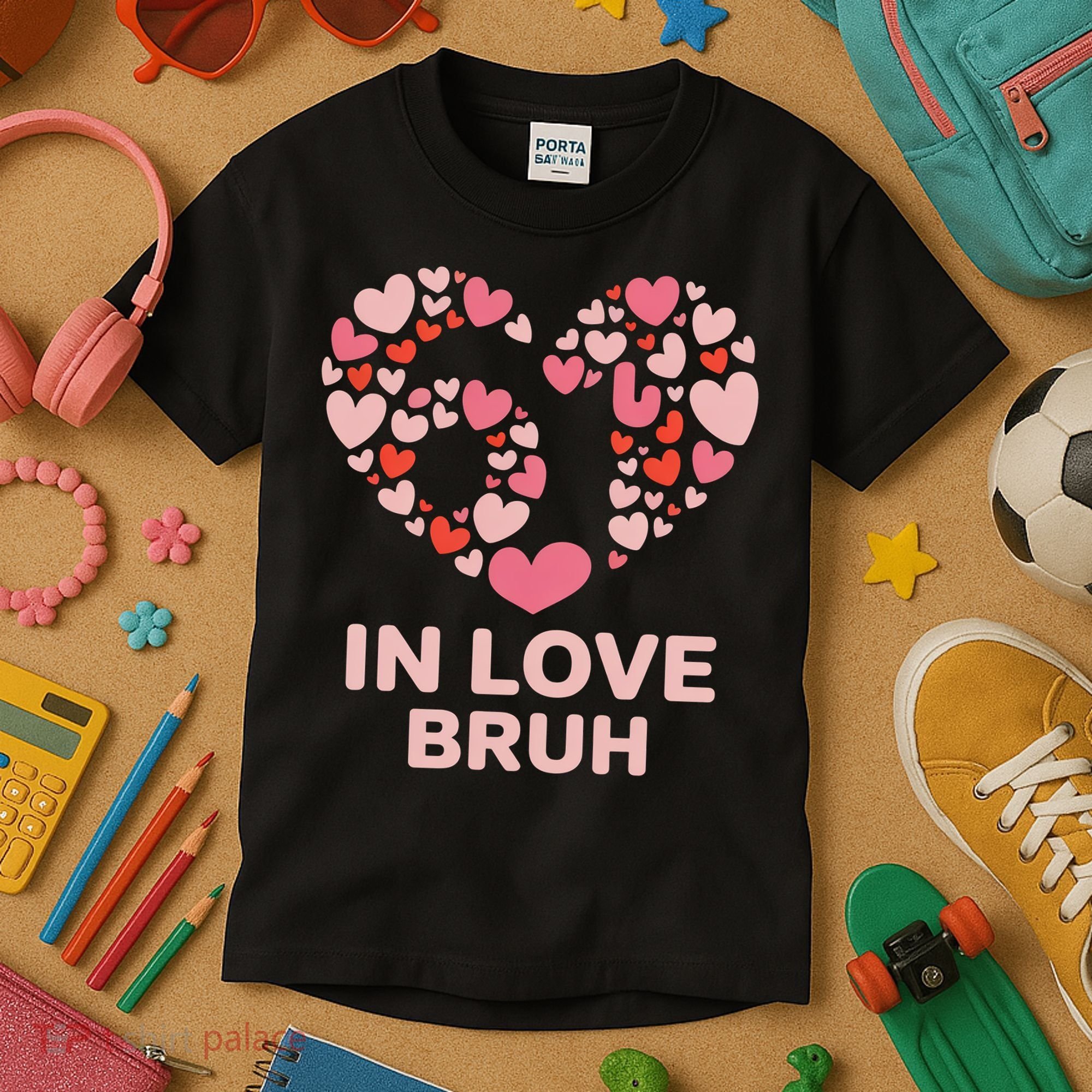 6-7 Valentines Day In Love Bruh 67 Meme Kids T-Shirt