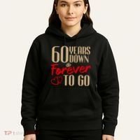 60th Wedding Anniversary Couples Married 60 Years Funny Hoodie thumb 5