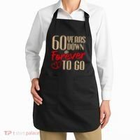 60th Wedding Anniversary Couples Married 60 Years Funny Apron thumb 2