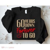 60th Wedding Anniversary Couples Married 60 Years Funny Sweatshirt thumb 2