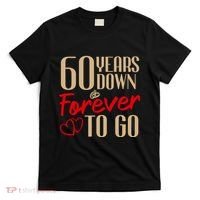 60th Wedding Anniversary Couples Married 60 Years Funny T-Shirt thumb 0