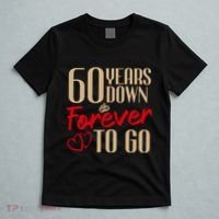 60th Wedding Anniversary Couples Married 60 Years Funny T-Shirt thumb 5