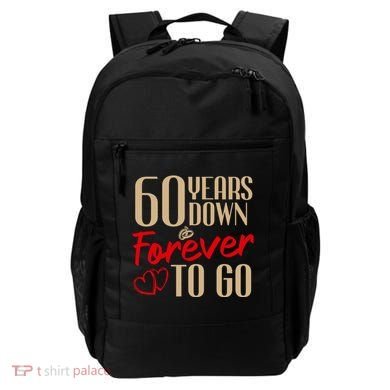 60th Wedding Anniversary Couples Married 60 Years Funny Backpack