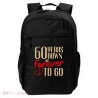 60th Wedding Anniversary Couples Married 60 Years Funny Backpack thumb 0