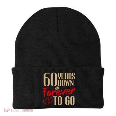 60th Wedding Anniversary Couples Married 60 Years Funny Beanie