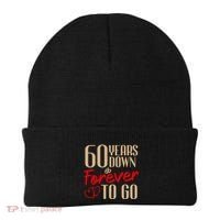 60th Wedding Anniversary Couples Married 60 Years Funny Beanie thumb 0