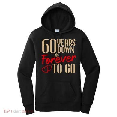 60th Wedding Anniversary Couples Married 60 Years Funny Women's Hoodie