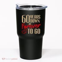 60th Wedding Anniversary Couples Married 60 Years Funny Tumbler thumb 0