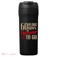 60th Wedding Anniversary Couples Married 60 Years Funny 24oz Duet Stainless Steel Tumbler thumb 0