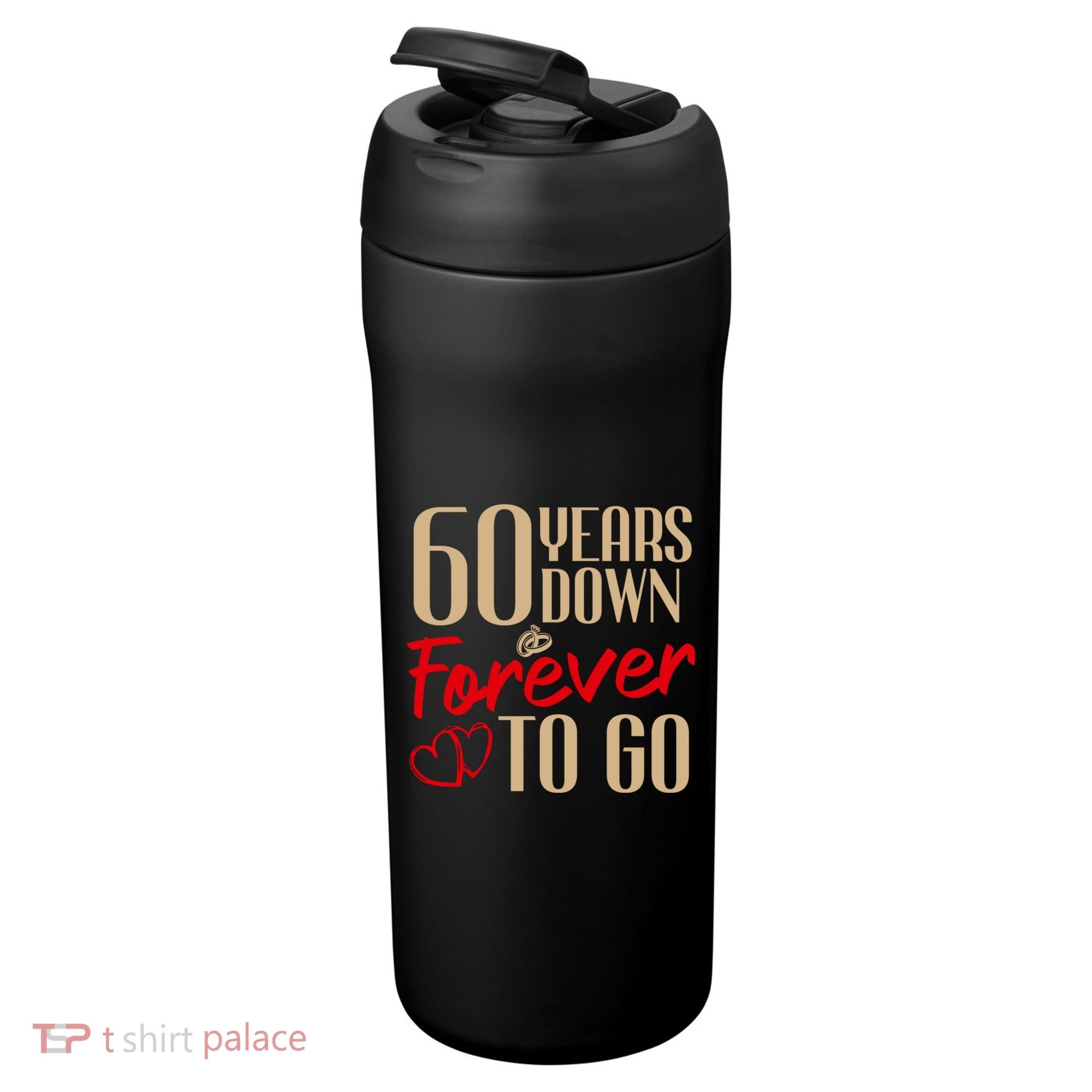 60th Wedding Anniversary Couples Married 60 Years Funny 24oz Duet Stainless Steel Tumbler