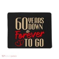 60th Wedding Anniversary Couples Married 60 Years Funny Mousepad thumb 0