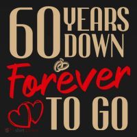 60th Wedding Anniversary Couples Married 60 Years Funny Women's Tank Top thumb 5