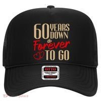 60th Wedding Anniversary Couples Married 60 Years Funny Hat thumb 0