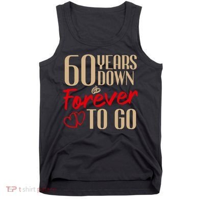 60th Wedding Anniversary Couples Married 60 Years Funny Tank Top