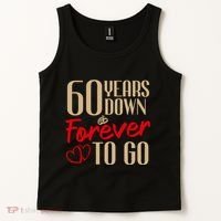 60th Wedding Anniversary Couples Married 60 Years Funny Tank Top thumb 2