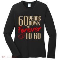 60th Wedding Anniversary Couples Married 60 Years Funny Women's Long Sleeve Shirt thumb 0