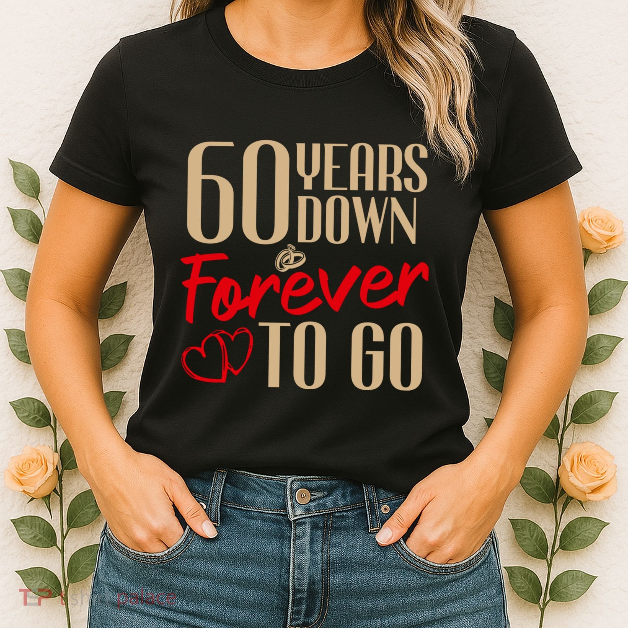 60th Wedding Anniversary Couples Married 60 Years Funny Women's T-Shirt