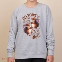 60th Wedding Anniversary Driving Each Other Nuts 60 Years Women's Sweatshirt thumb 0