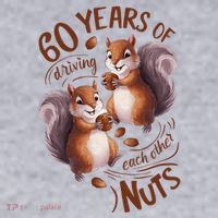 60th Wedding Anniversary Driving Each Other Nuts 60 Years Women's Sweatshirt thumb 2