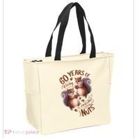 60th Wedding Anniversary Driving Each Other Nuts 60 Years Tote Bag thumb 2
