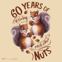 60th Wedding Anniversary Driving Each Other Nuts 60 Years Tote Bag thumb 4