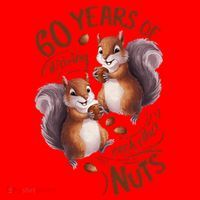 60th Wedding Anniversary Driving Each Other Nuts 60 Years Santa Hat thumb 1