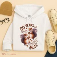 60th Wedding Anniversary Driving Each Other Nuts 60 Years Hoodie thumb 4