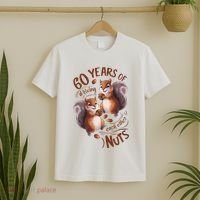 60th Wedding Anniversary Driving Each Other Nuts 60 Years T-Shirt thumb 2