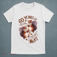 60th Wedding Anniversary Driving Each Other Nuts 60 Years T-Shirt thumb 5