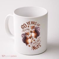 60th Wedding Anniversary Driving Each Other Nuts 60 Years Coffee Mug thumb 0