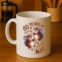 60th Wedding Anniversary Driving Each Other Nuts 60 Years Coffee Mug thumb 4