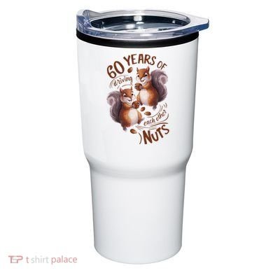 60th Wedding Anniversary Driving Each Other Nuts 60 Years Tumbler