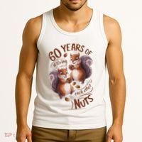 60th Wedding Anniversary Driving Each Other Nuts 60 Years Tank Top thumb 3