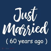60th Wedding Anniversary Just Married 60 Years Ago Mousepad thumb 1