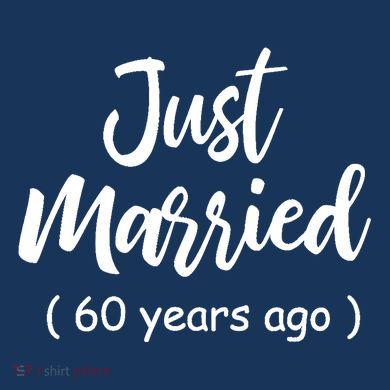 60th Wedding Anniversary Just Married 60 Years Ago Tie-Dye Long Sleeve Shirt